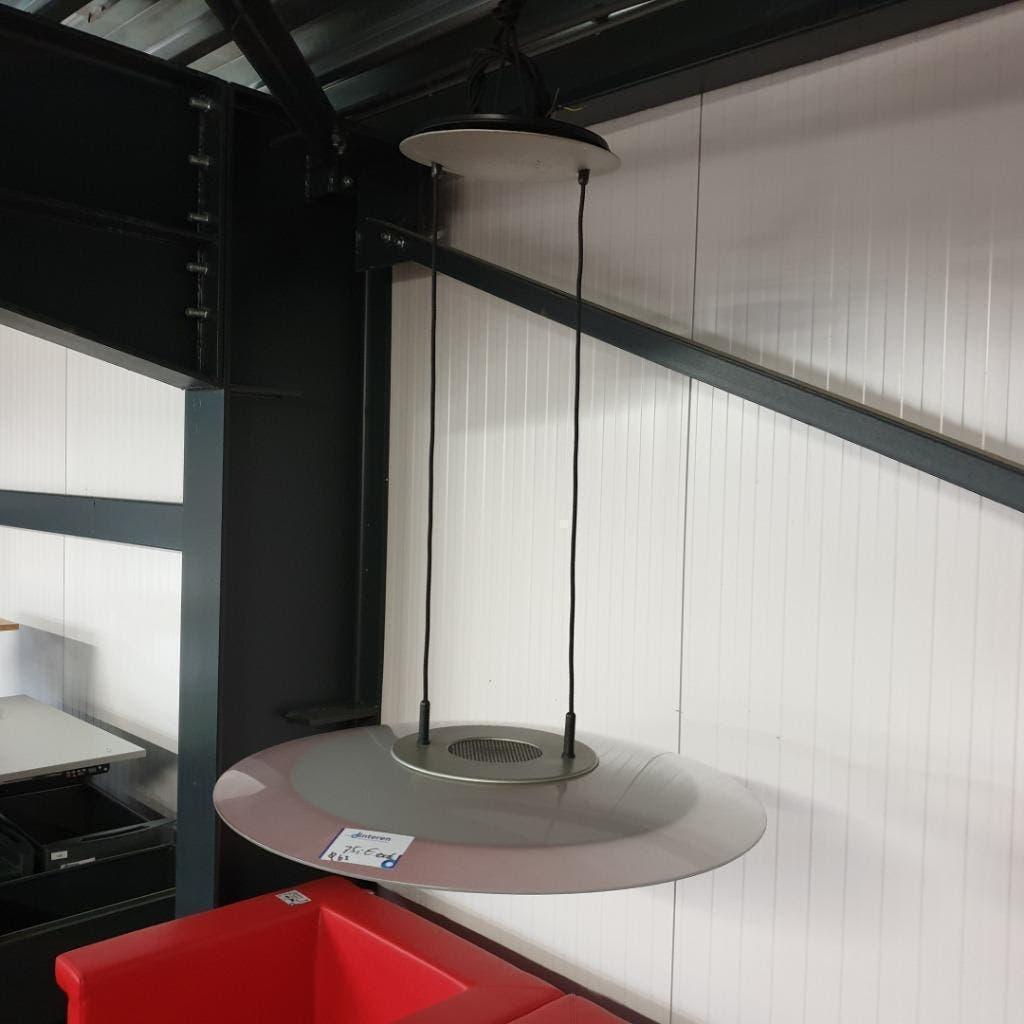 design hanglamp plafondlamp glas 63 cm doorsnede, Huis en Inrichting, Ophalen, Gebruikt, Glas, Minder dan 50 cm