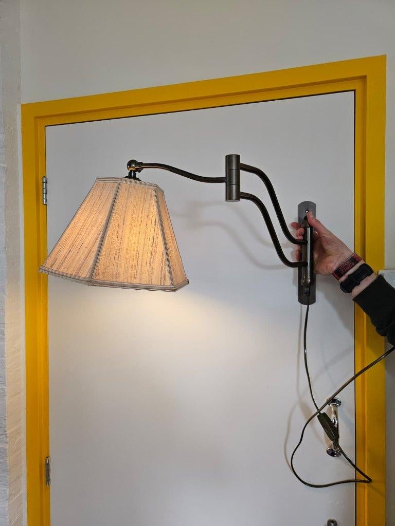 draaibare lamp, Ophalen, Stof