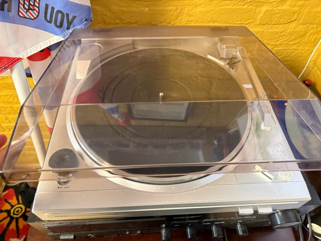 Denon Platenspeler DP-29F met Denon DRA-625R Versterker, Ophalen, Gebruikt, Platenspeler, Automatisch