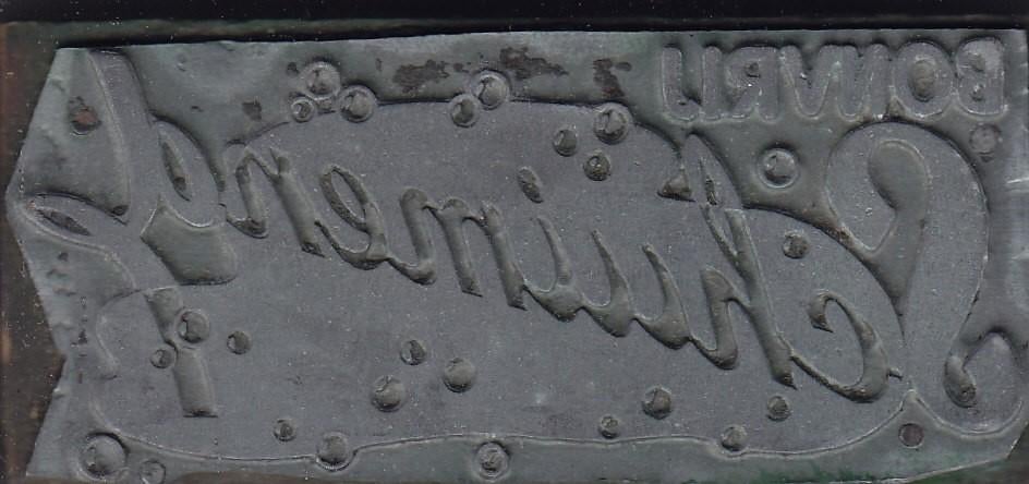 Cliché / Drukplaat - Bonvrij Schuimend, Antiek en Kunst, Ophalen of Verzenden