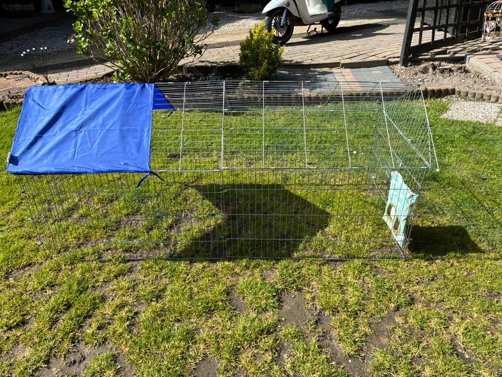 Konijnenren puppyren, Ophalen, 110 cm of meer, 60 tot 90 cm, Zo goed als nieuw