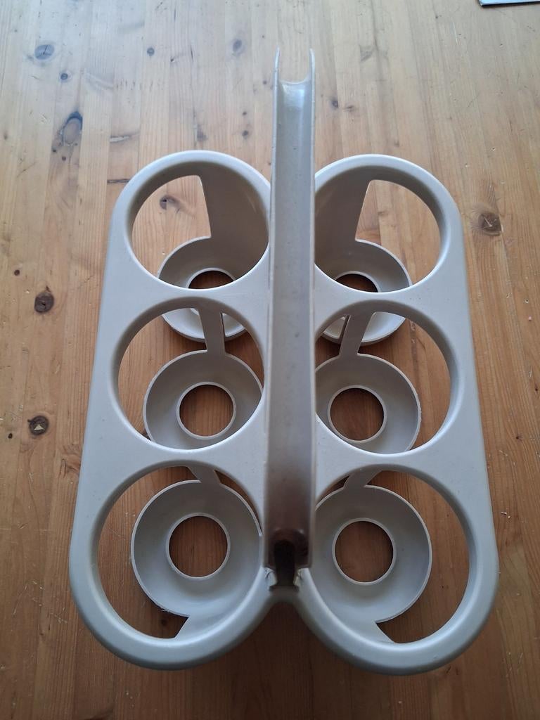 Beige flessenrek, Kunststof, Gebruikt, 5 tot 15 flessen, Ophalen of Verzenden