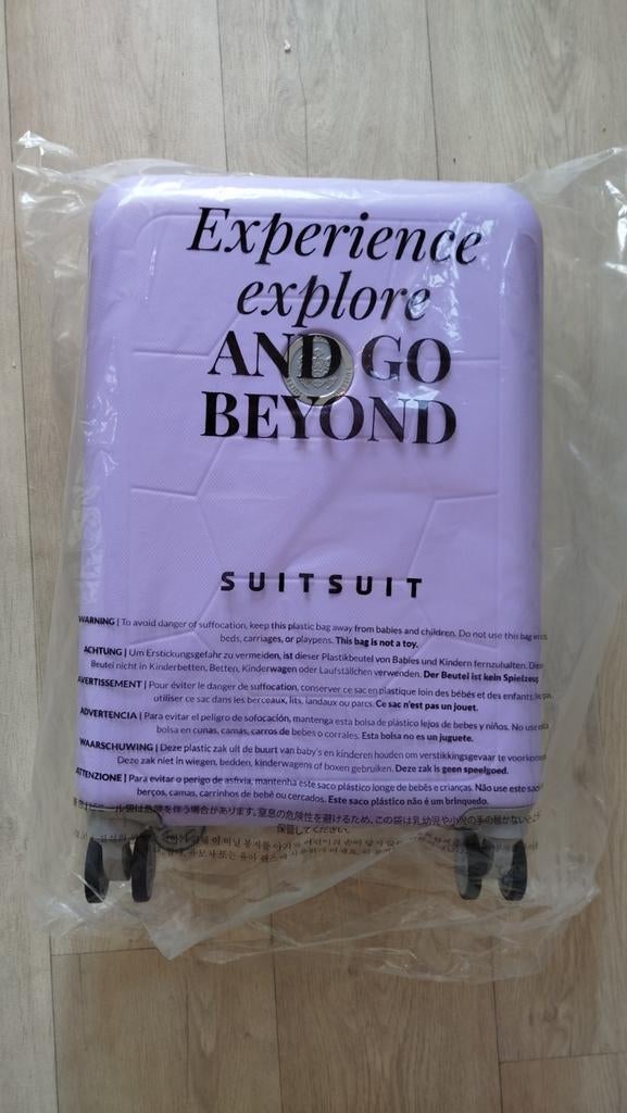 SUITSUIT Caretta 55 cm Carry-on Koffer - Bright Lavender, Ophalen, 40 tot 60 cm, Paars, Nieuw