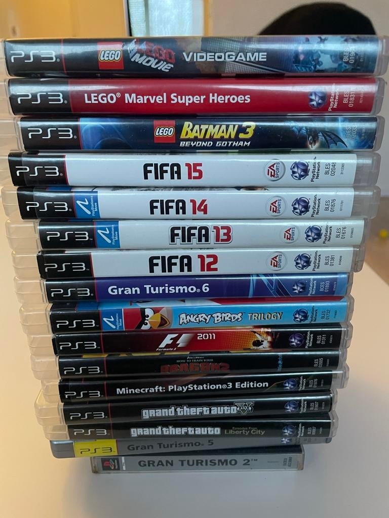 PS3 games: FIFA, Lego, Gran Turismo, Minecraft, Spelcomputers en Games, Games | Sony PlayStation 3, Gebruikt, Vanaf 18 jaar, Overige genres