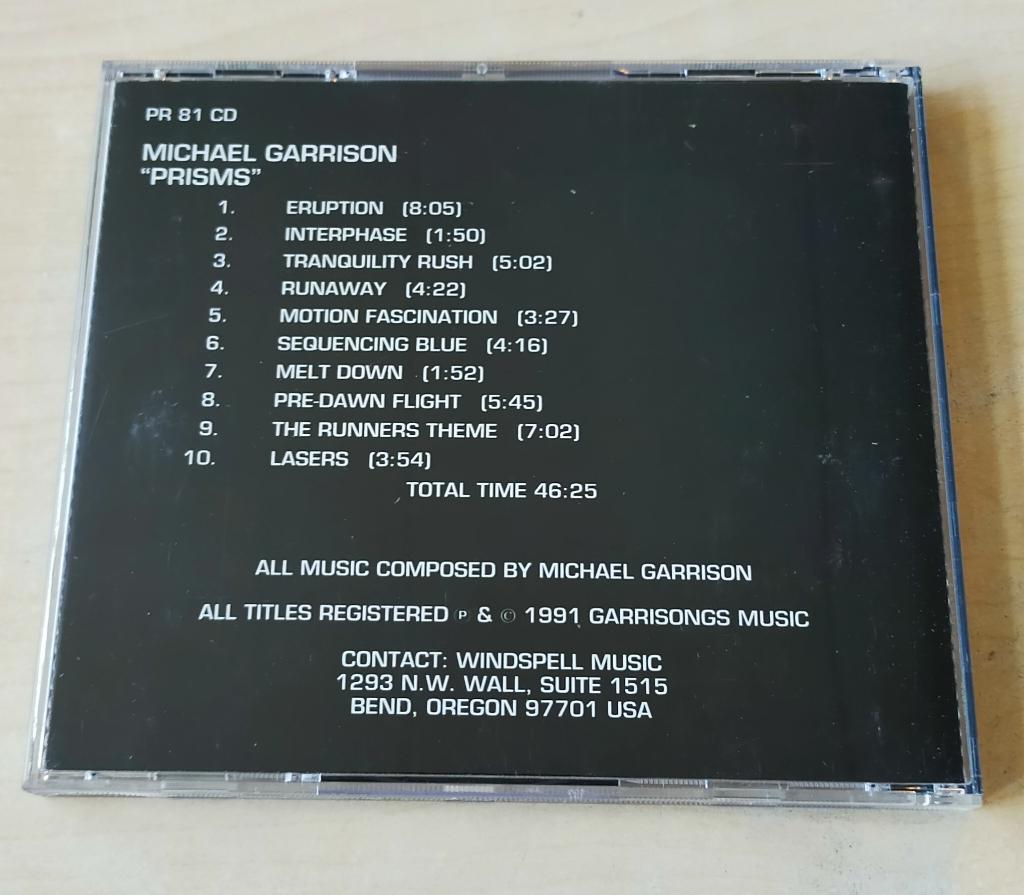 Michael Garrison - Prisms CD 1981/1991, Ophalen of Verzenden, Gebruikt