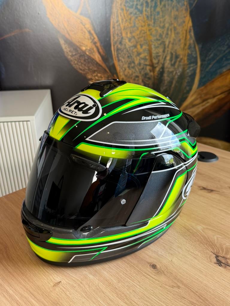 Arai Chaser V - Electric Green - Maat S / M, Arai, Ophalen of Verzenden, Integraalhelm, S