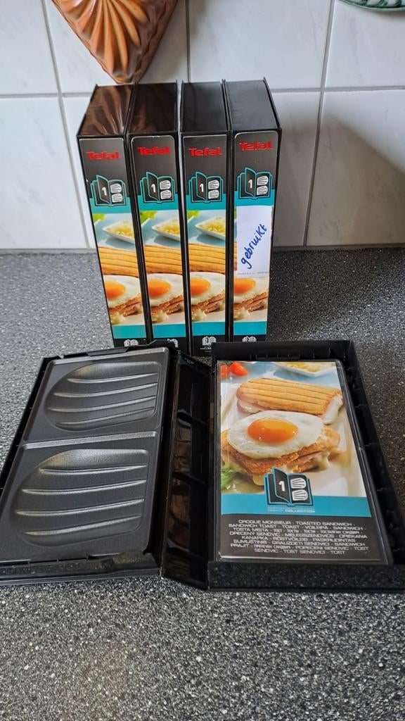 Tefal Snack Collection - Croque Monsieur Platen Tosti, Gebruikt, Tefal, Rue du Champ de Mars 1, 69007 Lyon, Frankrijk, Ophalen of Verzenden