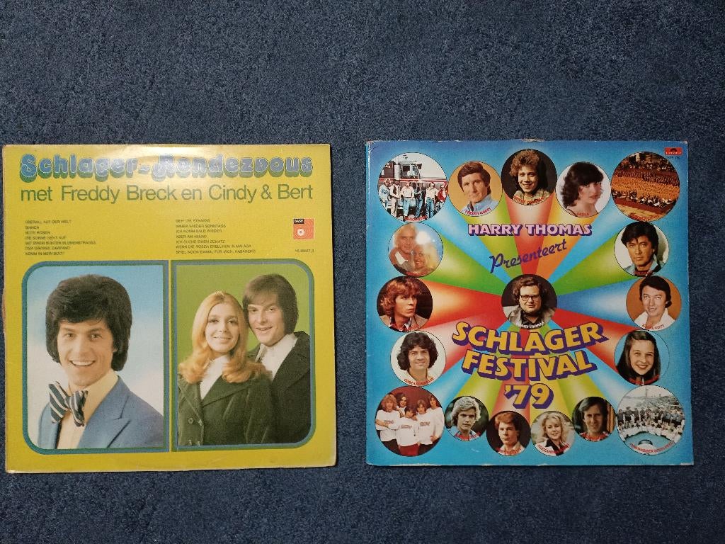 2 verschillende LP's met Duitse "Schlager" muziek., Ophalen of Verzenden, Gebruikt, 12 inch, Europees