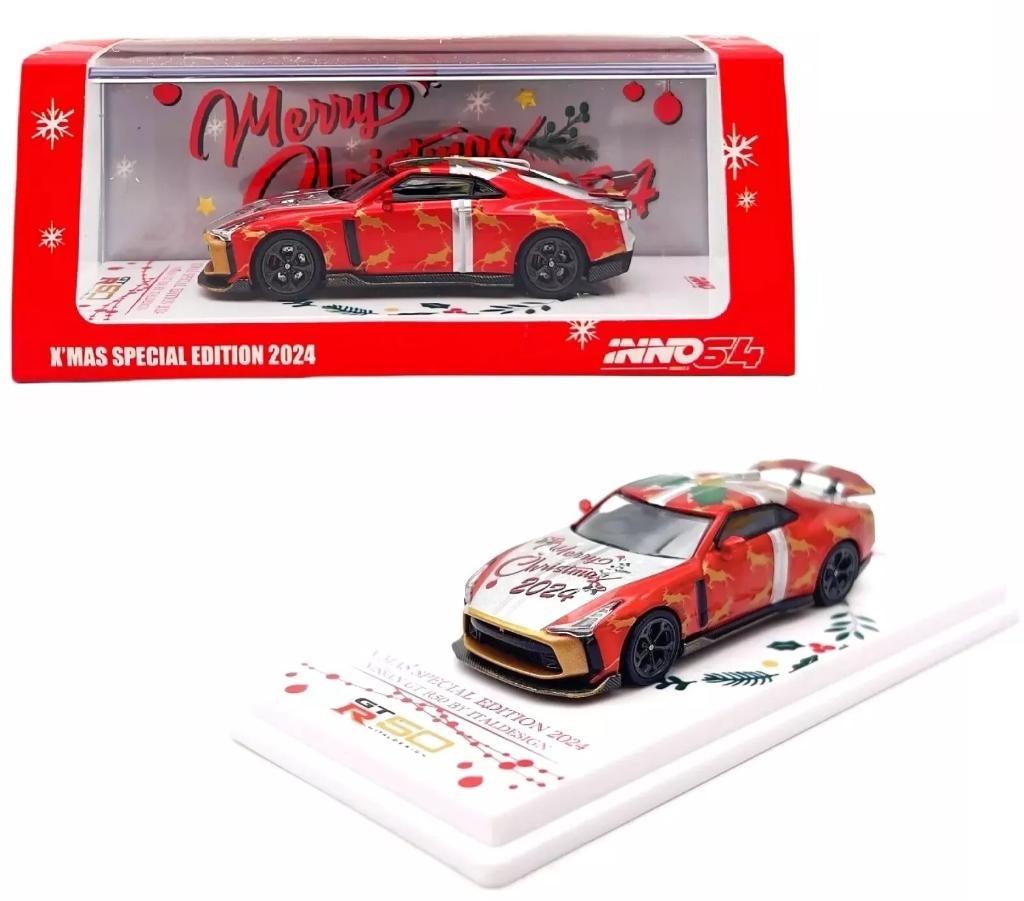 Nissan GT-R50 van Inno64 1/64 Christmas special Italdesign, Ophalen of Verzenden, Nieuw, Auto