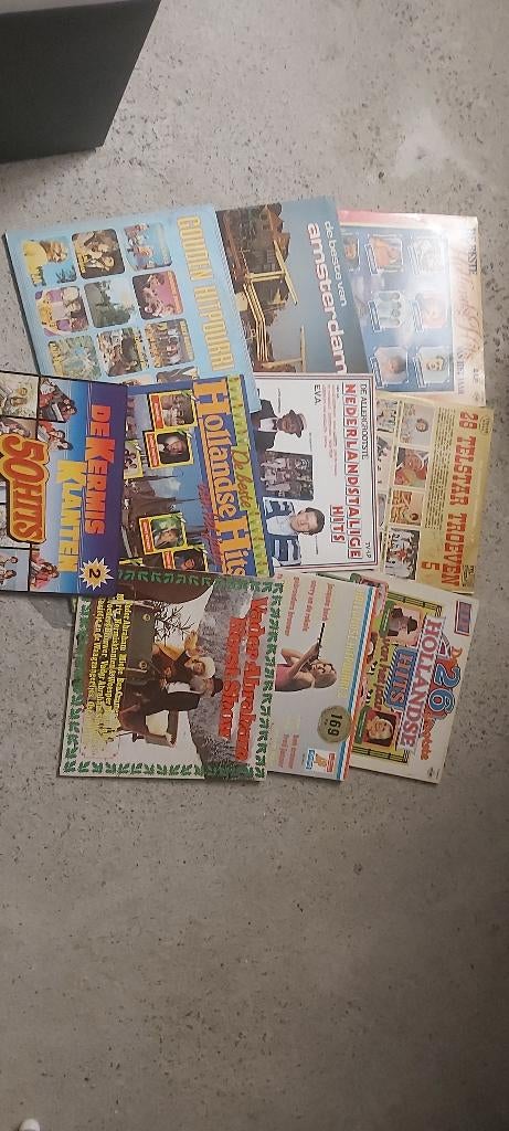 LP set van 10 Nederlandstalige muziek, Ophalen of Verzenden, Gebruikt, 12 inch, Levenslied of Smartlap