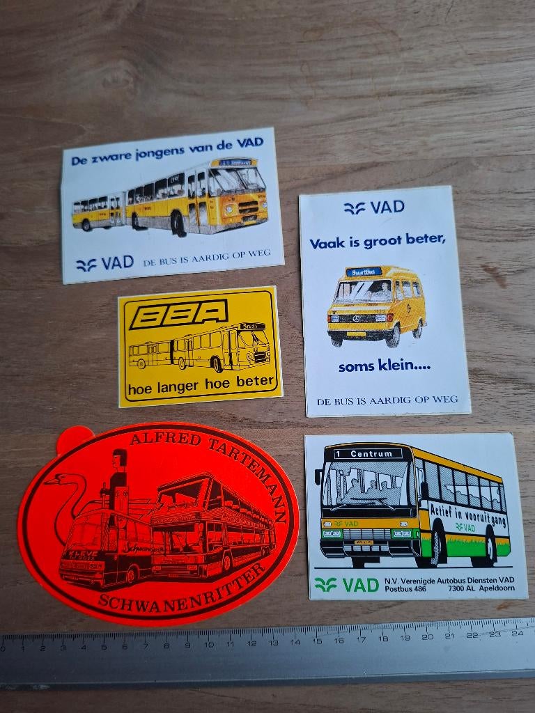 Stickers bussen, Ophalen of Verzenden, Zo goed als nieuw, Auto of Motor