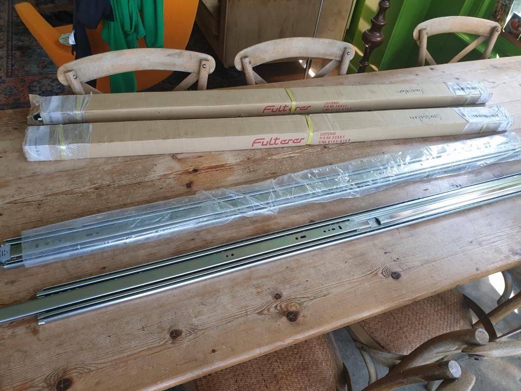 Lade geleiders Fulterer, Ophalen, 75 cm of meer, Nieuw, 200 cm of meer