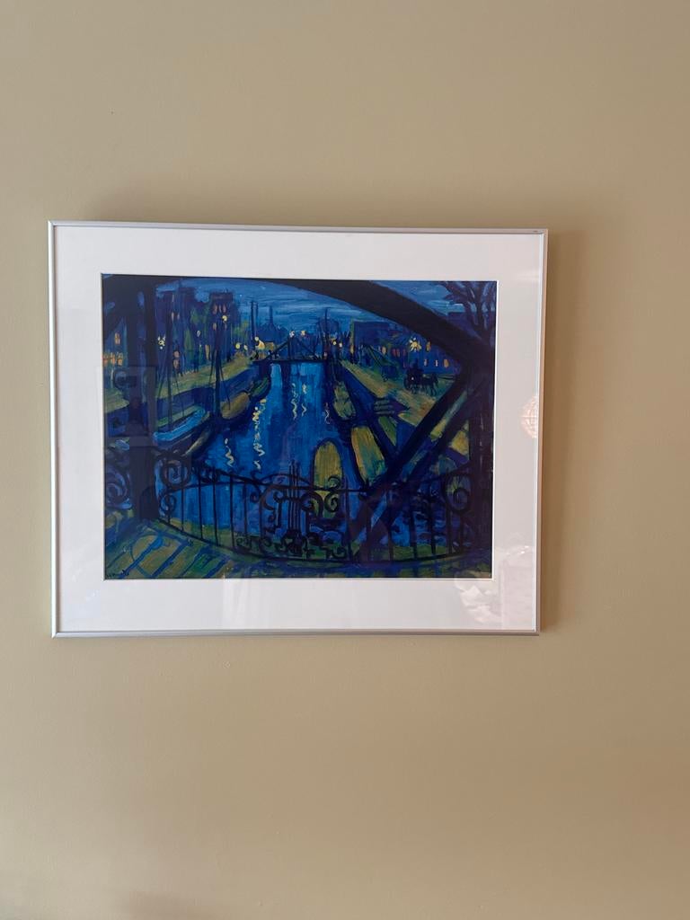 Koppermaandagprent Johan Dijkstra, ingelijst door Ongering, Ophalen