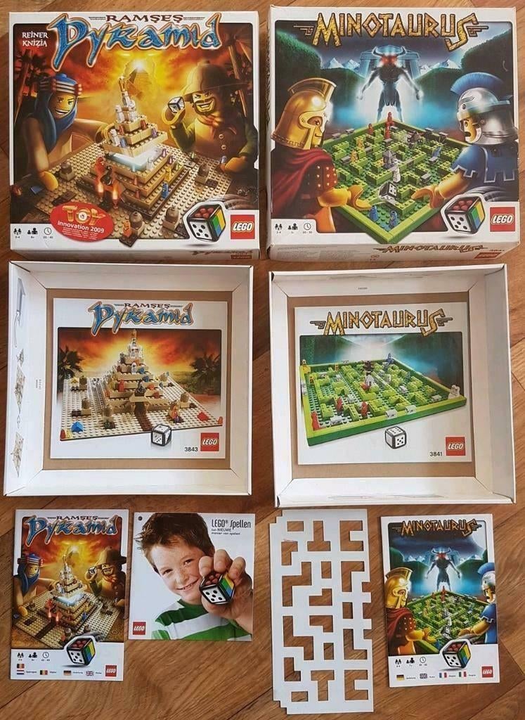 LEGO bordspellen / spellen / games instructies en LEGE dozen, Ophalen of Verzenden, Gebruikt, Lego