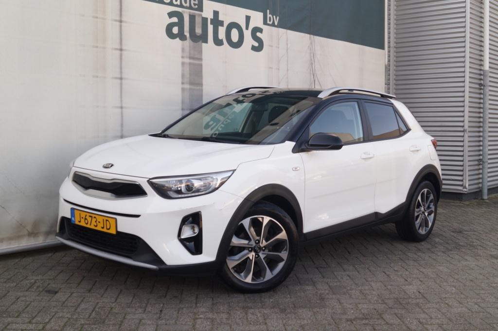 Kia Stonic 1.0 T-GDi Sports Edition -NAVI-AIRCO-CAM-PDC-DAB-, 450 kg, Euro 6, Leder en Stof, Origineel Nederlands