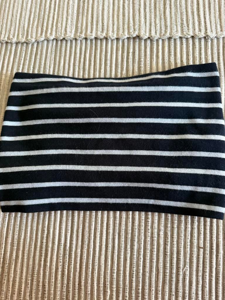 Breton Stripe Col Sjaal Donkerblauw/Lichtblauw, Ophalen of Verzenden, Zo goed als nieuw, Sjaal