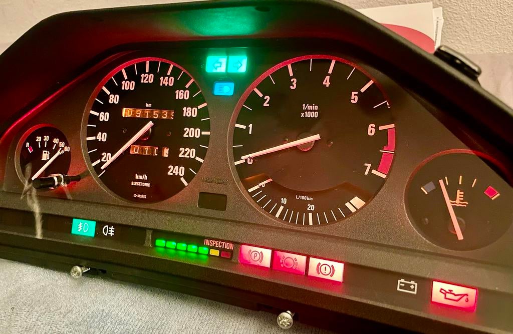 Bmw e30 instrumentenpaneel cluster teller 6 cilinder 325, Auto-onderdelen, Ophalen of Verzenden, Nieuw, BMW