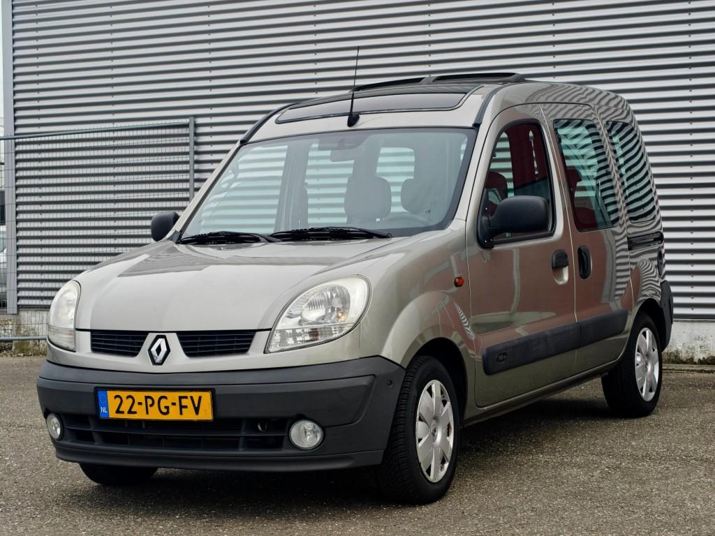 Renault KANGOO 1.6 16V Privilege - OPEN DAK - AIRCO, Auto's, Gebruikt, Huisgarantie, Met garantie (alle), 49 €/maand