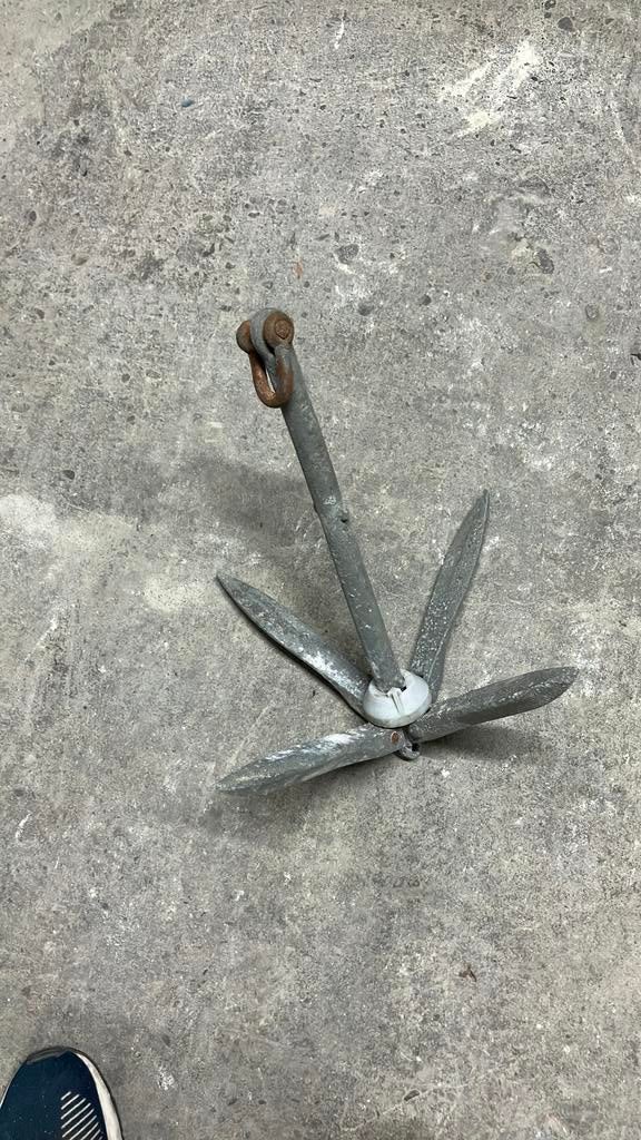 Ankertje, Watersport en Boten, Bootonderdelen, Ophalen, Gebruikt, Ankeren en Afmeren, Zeilboot of Motorboot