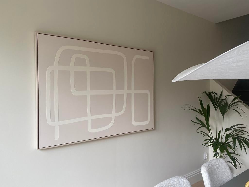 Wandpaneel Ono | By-Boo| 143 x 103cm | Taupe, Ophalen, Zo goed als nieuw