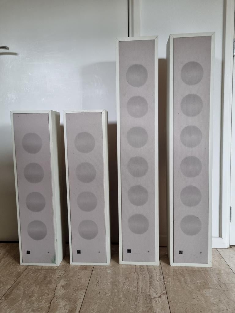 TOA COLUMN SPEAKER set TZ-312 / TZ-212, Ophalen of Verzenden, Gebruikt, Front, Rear of Stereo speakers, Overige merken