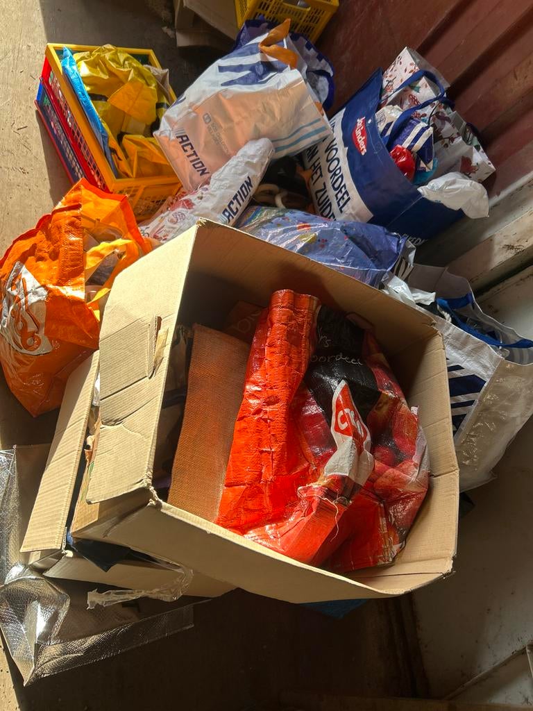 Partij bigshoppers / boodschappentassen, Ophalen, Gebruikt, Overige kleuren, Overige merken