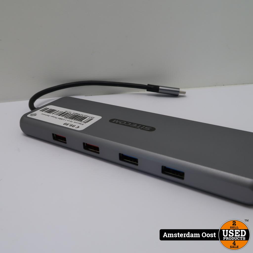 Sitecom 10-in-1 USB4 Power Delivery Multipoort Adpater, Niet ingevuld, Zo goed als nieuw, Niet ingevuld, Niet ingevuld