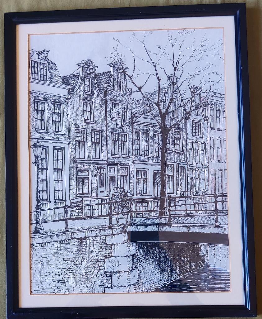 Schilderij, Antiek en Kunst, Kunst | Schilderijen | Klassiek, Ophalen of Verzenden