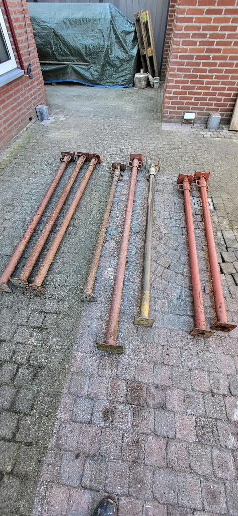 Bouwstempels (hoogte verstelbaar), Doe-het-zelf en Verbouw, Steigers, Ophalen, Gebruikt, Overige typen, 2 tot 5 meter