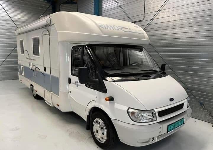 Ford Transit Rimor Sailor 125PK 2002. KM stand 154000., Caravans en Kamperen, Campers, Ringverwarming, Dakluik, Particulier, Afzuigkap