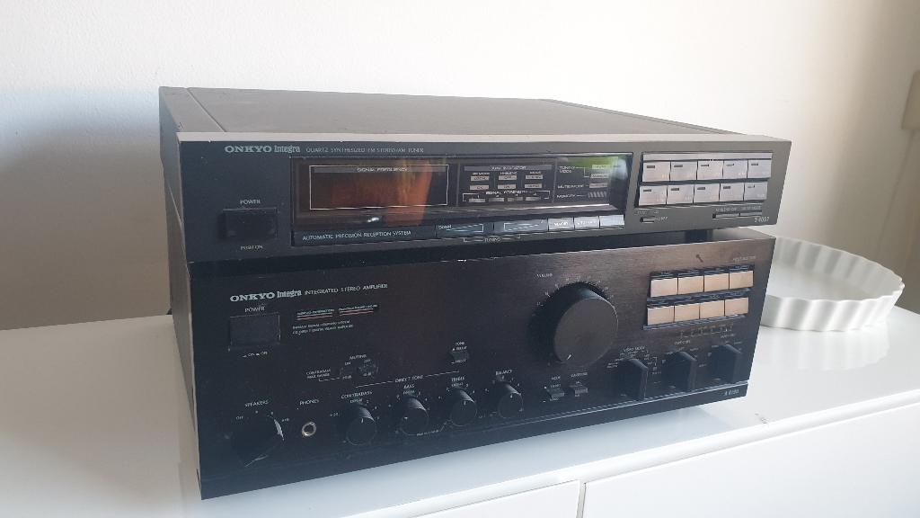 Onkyo INTEGRA A8190 met INTEGRA T-4057 tuner, Ophalen, Gebruikt, 120 watt of meer, Onkyo