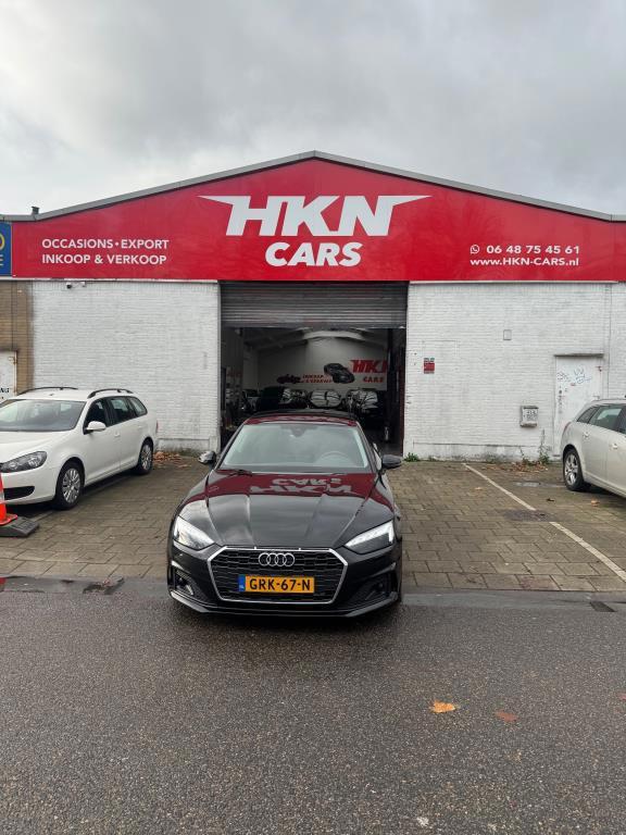Audi A5 SPORTBACK 35 TFSI S edition BJ 2022 Pano leer camera, Auto's, Gebruikt, 4 cilinders, Zwart, Leder