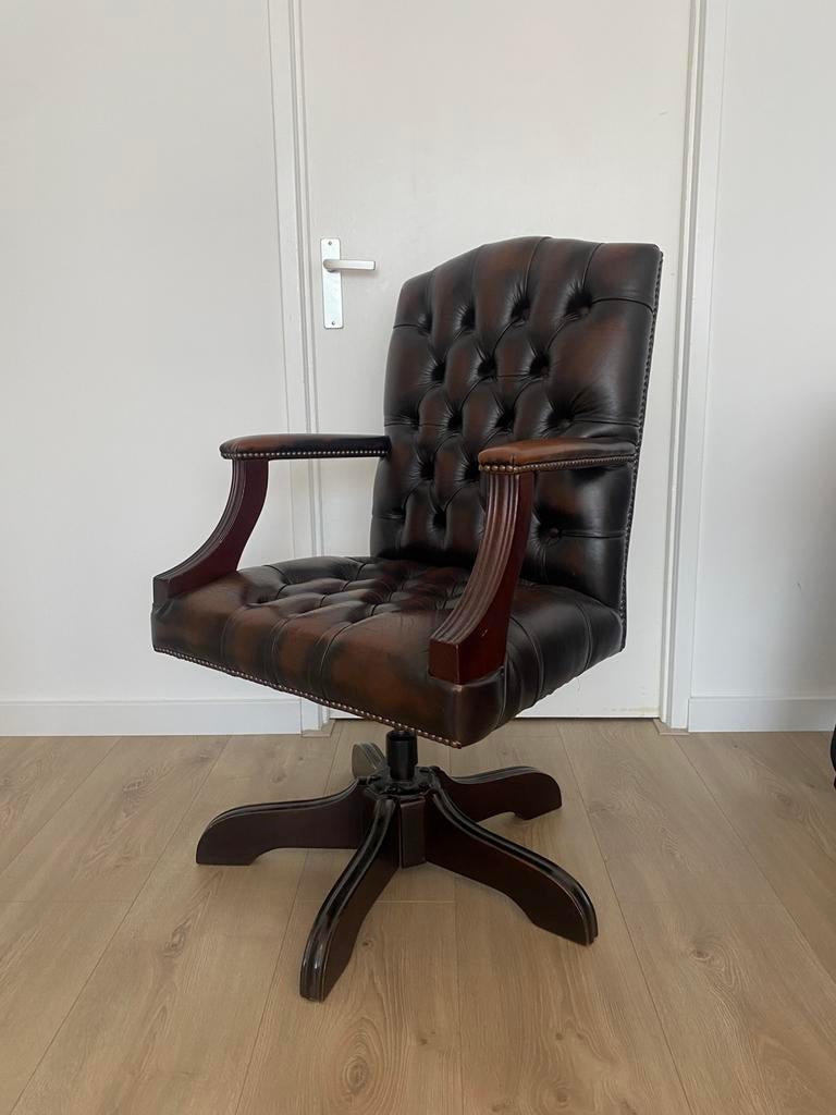 Chesterfield Bureaustoel Gainsborough (hele nette staat), Huis en Inrichting, Bureaustoelen, Ophalen of Verzenden, Zo goed als nieuw