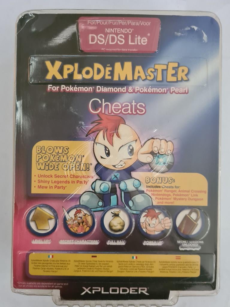 Xploder Explode Master DS POKEMON CHEATS NEW, 1 speler, Racen en Vliegen, Nieuw, Ophalen of Verzenden