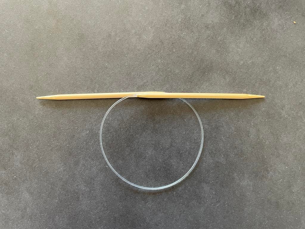 Clover Takumi bamboe rondbreinaalden 4 mm x 43 cm, Ophalen of Verzenden, Gebruikt, Breien, Naald