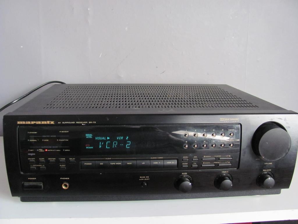 Marantz av surround receiver sr-73 zonder afstandsbediening, Marantz, Ophalen of Verzenden, Zo goed als nieuw, 120 watt of meer