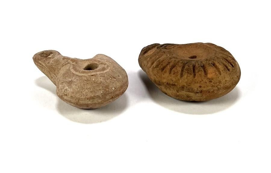 1218. Romeins terracotta olielampen – 2e-4e eeuw n. Chr., Ophalen of Verzenden
