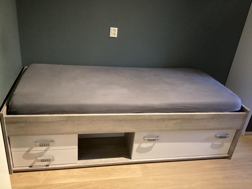 Kajuitbed, 85 tot 100 cm, Gebruikt, Ophalen of Verzenden, Lattenbodem