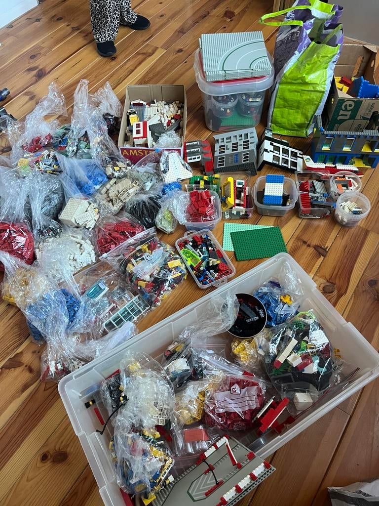 Grote verzameling oude&nieuwe lego, Ophalen, Gebruikt