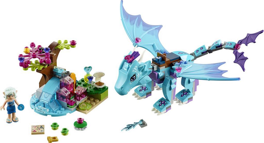 Lego Elves 41172 Waterdraak COMPLEET!, Compleet, Lego, Ophalen of Verzenden, Zo goed als nieuw