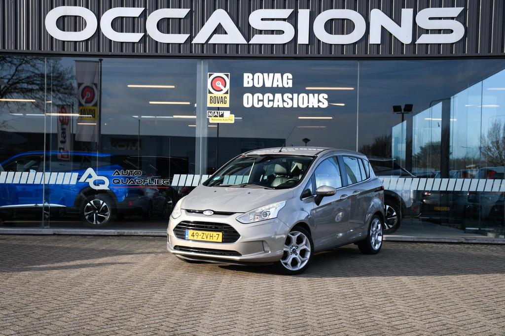 Ford B-Max 1.0 EcoBoost Titanium LEDER-STOF/ CRUISE CONTROL, Voorwielaandrijving, Gebruikt, 750 kg, Parkeersensor