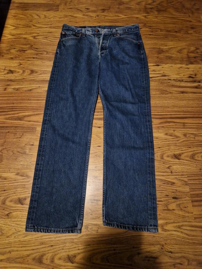 Levi 501 34/34, Kleding | Heren, Spijkerbroeken en Jeans, Ophalen of Verzenden, Zo goed als nieuw, Blauw