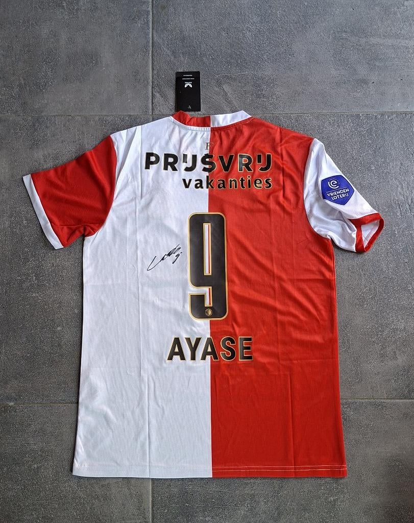 Shirt met originele handtekening; Ayase Ueda # Feyenoord, Verzenden, Nieuw, Feyenoord, Shirt