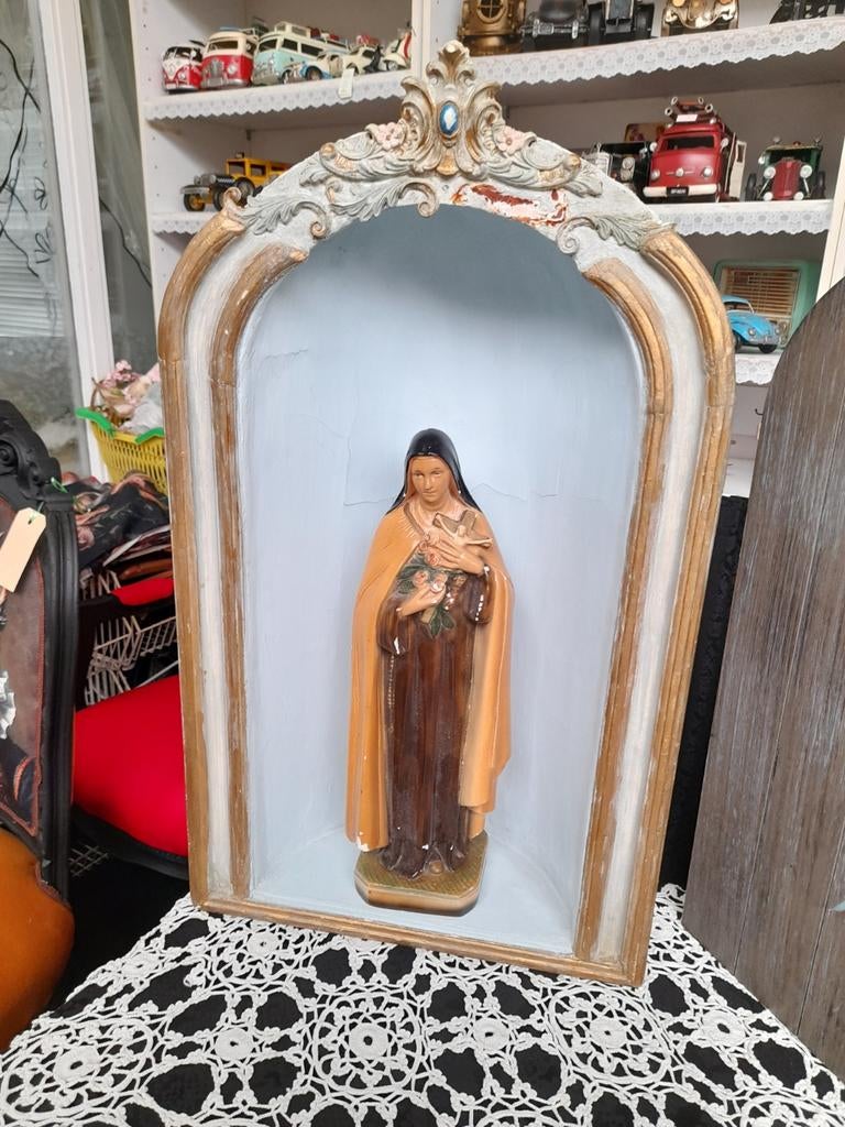 Mooie vintage altaar stuk, Antiek en Kunst, Antiek | Religie, Ophalen of Verzenden