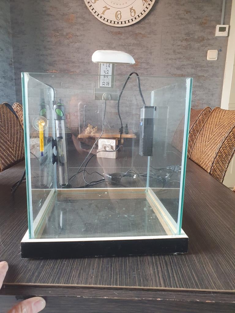 Nano aquaruum compleet, Ophalen, Zo goed als nieuw, Leeg aquarium