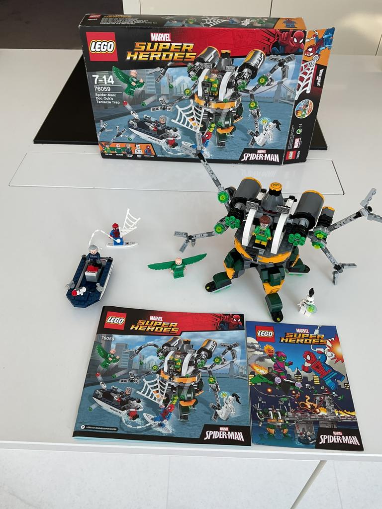 Lego 76059 Spider-Man Doc Ock’s Tentacle Trap, Ophalen, Zo goed als nieuw