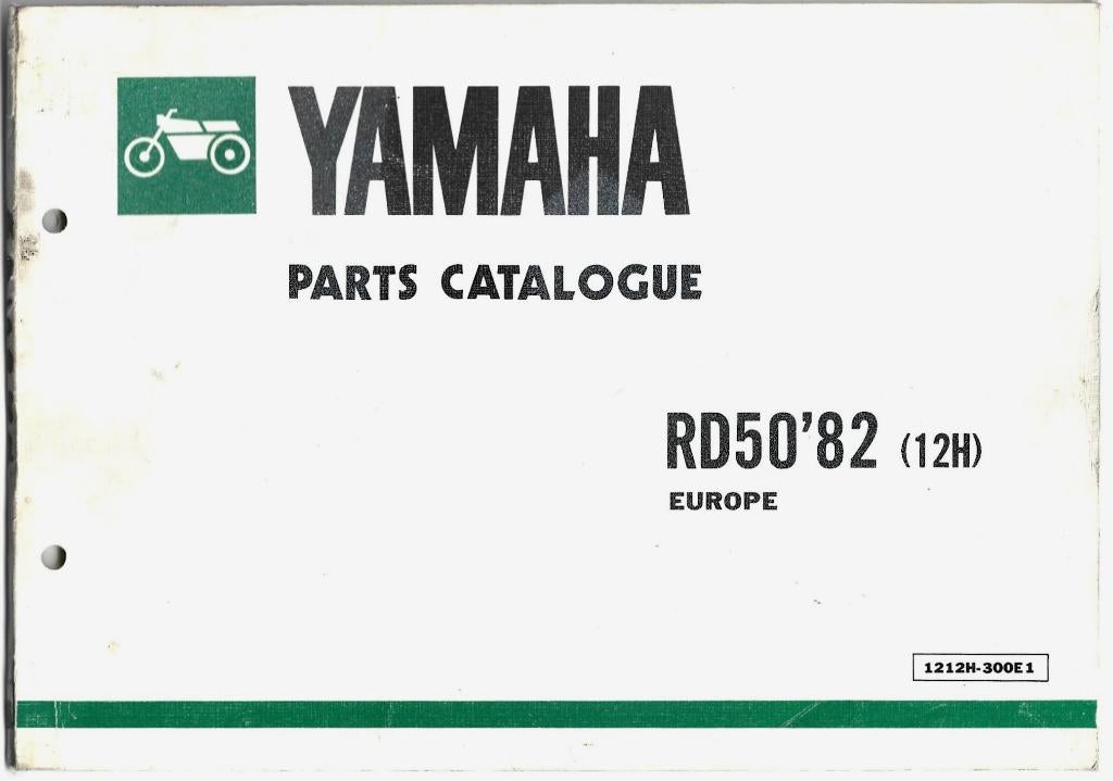 Yamaha RD50 Parts List onderdelenboek (2249z), Ophalen of Verzenden, Zo goed als nieuw