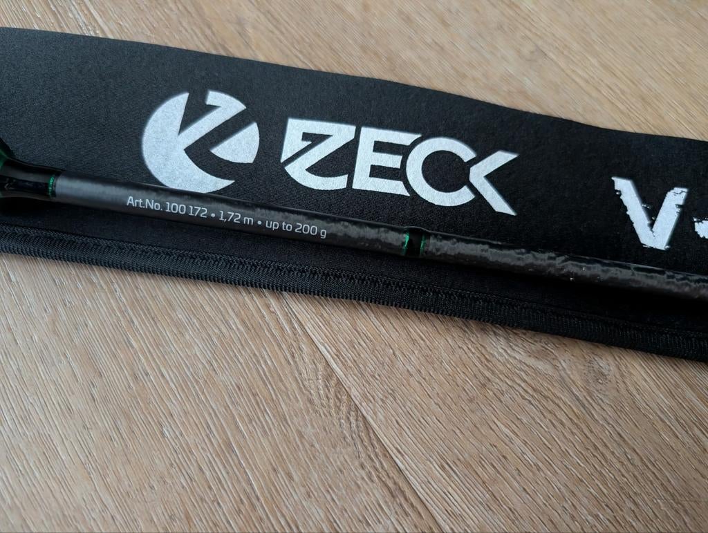 Zeck V-Stick 172cm | Up to 200g | NIEUW (Bellyboot/Boot), Watersport en Boten, Hengelsport | Roofvissen, Nieuw, Werphengel, Ophalen of Verzenden