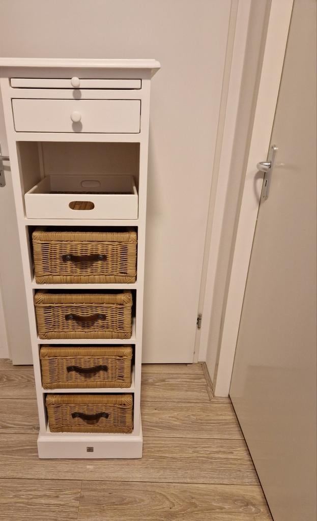 Rivièra Maison Rangez en Plus Ladekast, 4 rattan laden Nieuw, Ophalen, Minder dan 50 cm, 100 tot 150 cm, Teakhout