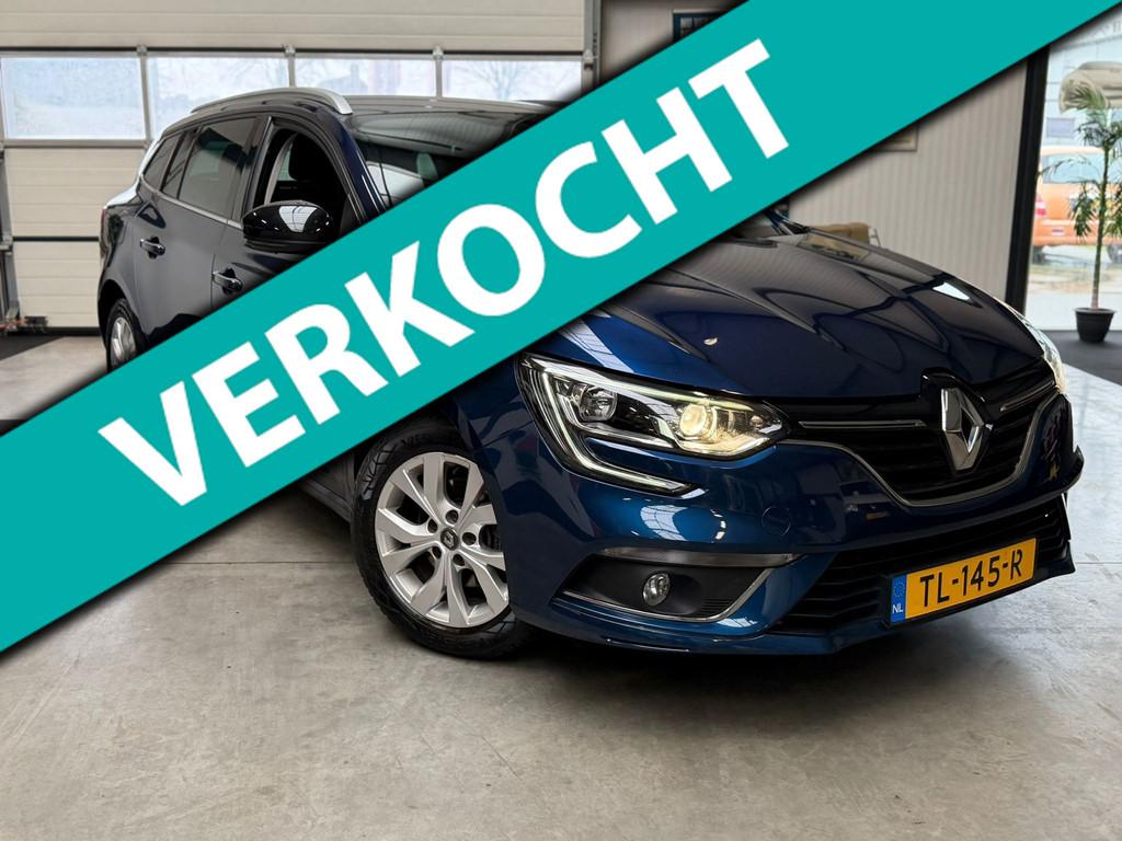 Renault Mégane Estate 1.5 dCi Eco2 Limited TREKHAAK RIEM VV, Voorwielaandrijving, Gebruikt, 4 cilinders, Blauw